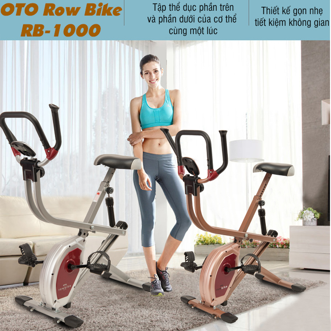 Xe đạp tập thể dục OTO RB-1000 (màu bạc)